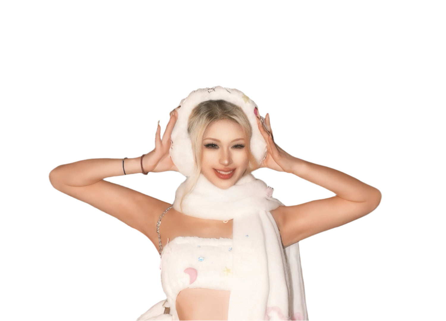 Pixel Party Faux Fur Earmuffs