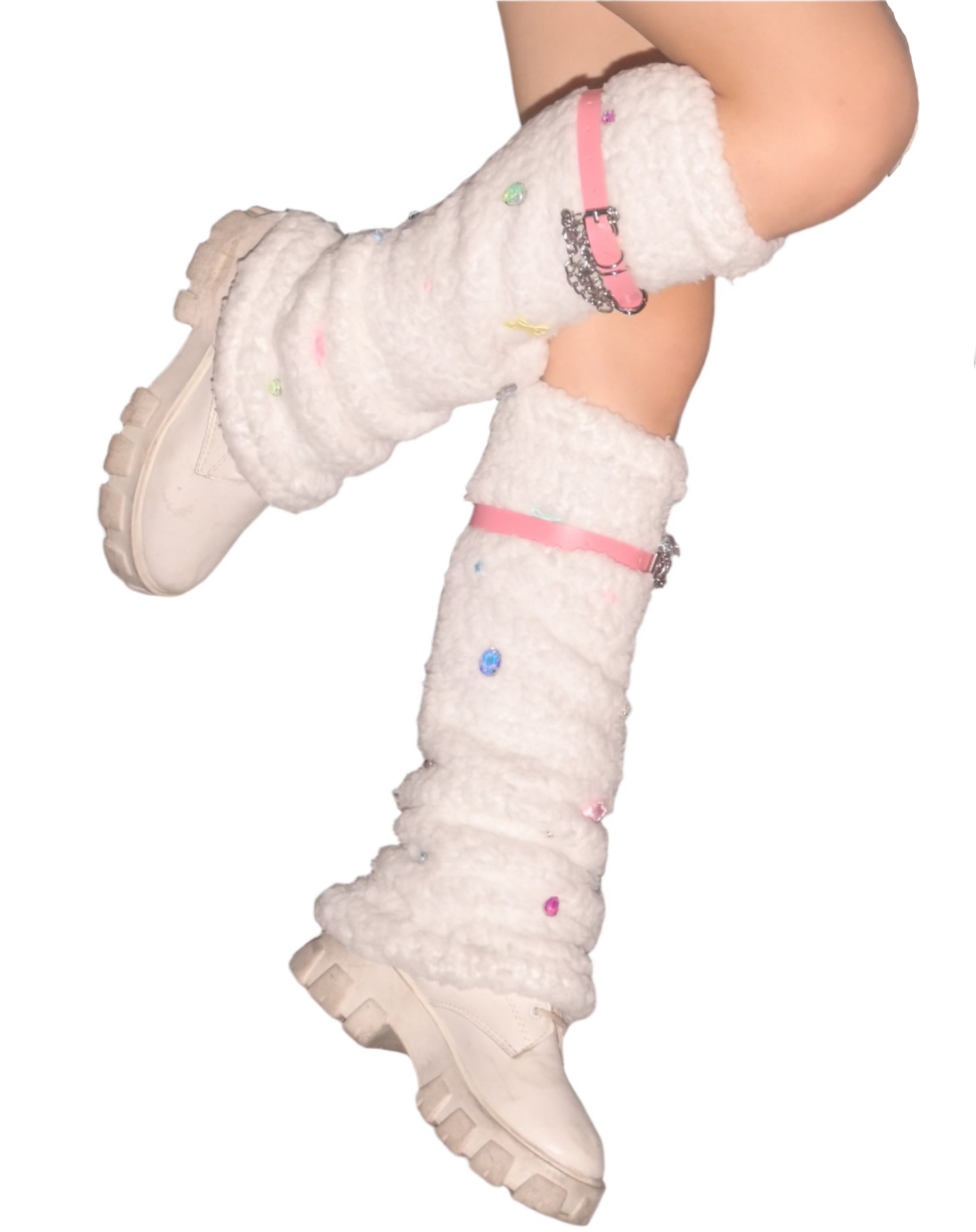 Pixel Party Furry Legwarmers